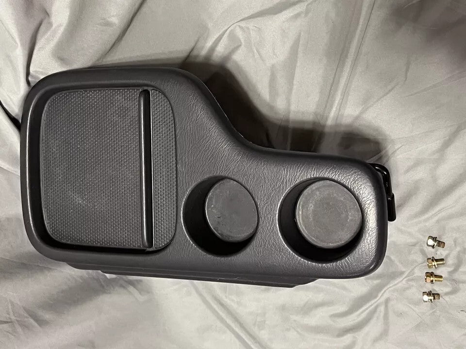 🔥97-01 HONDA CRV CENTER CONSOLE ARM REST FOLDING CUP DRINK HOLDER STORAGE TRAY