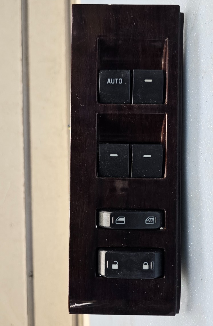 🔥06-10 EXPLORER MOUNTAINEER FRONT LEFT DRIVER MASTER WINDOW LOCK SWITCH WOOD