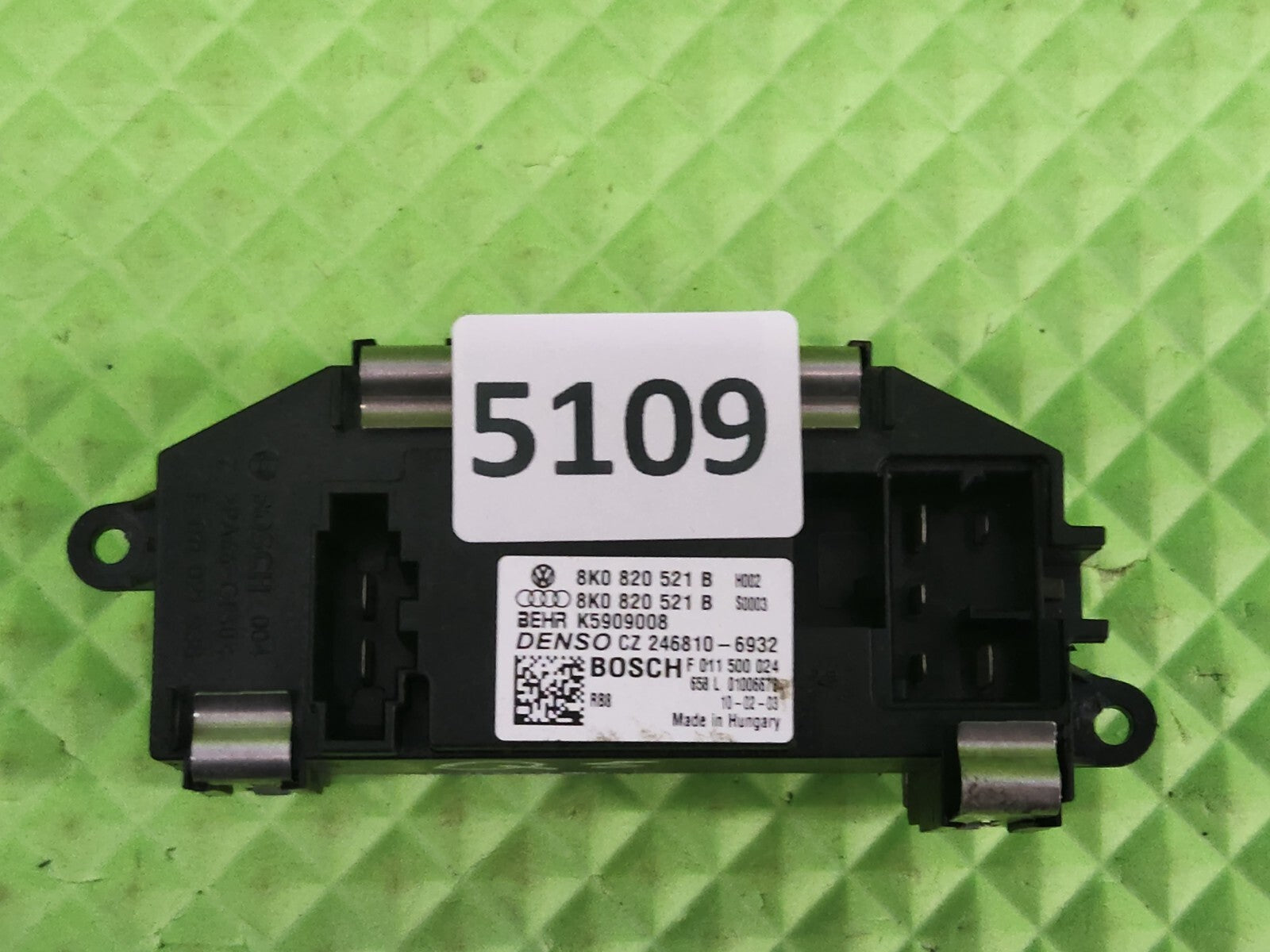 2008-2018 Audi A4 A5 B8 A8 Q5 S4 S5 S8 Blower Motor Control Resistor Fit GRAY