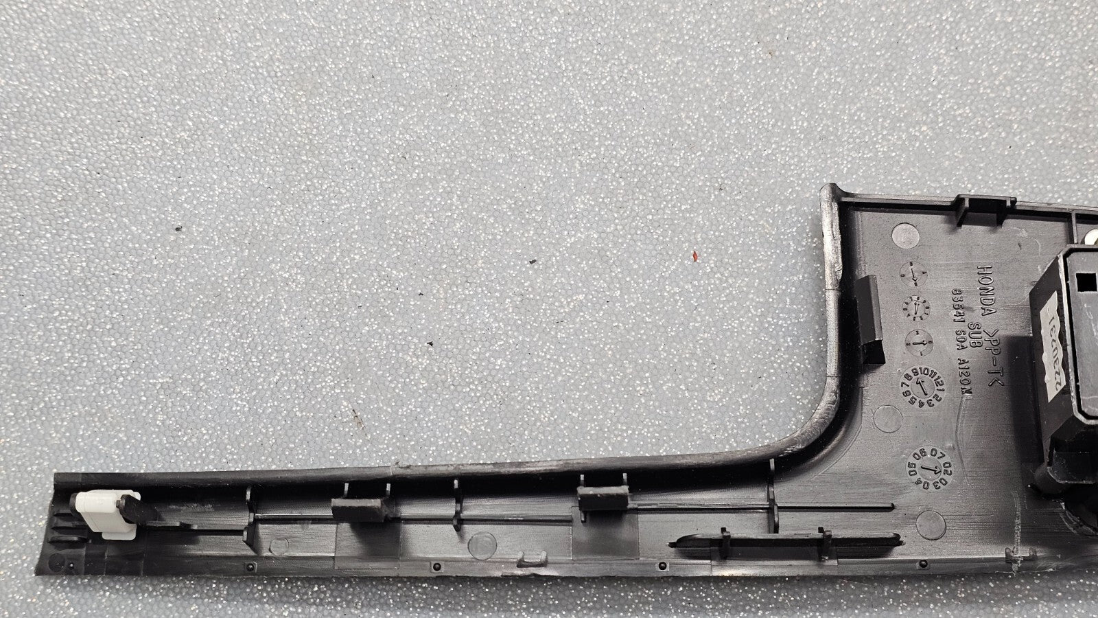 🔥03-07 Accord Coupe Right Passenger Window Power Switch Bezel Assembly Black