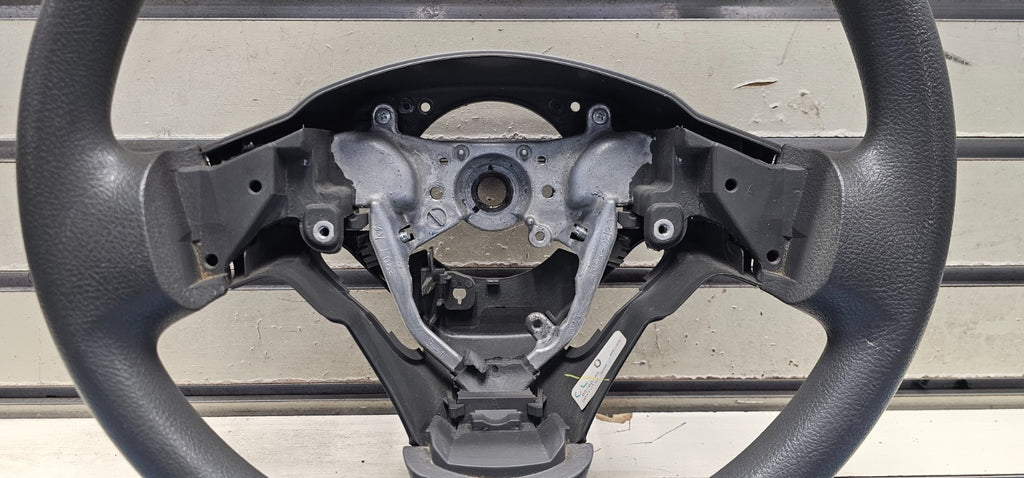 🔥09-13 TOYOTA MATRIX COROLLA FRONT STEERING COLUMN WHEEL ASSEMBLY BLACK LEATHER