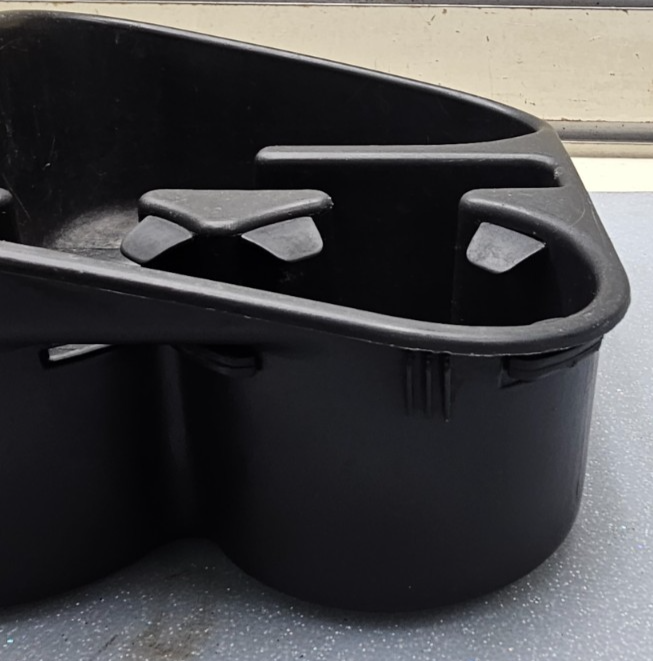 🔥03-06 CHEVY Silverado Tahoe Yukon Sierra Center Console Cup Drink Holder BLACK