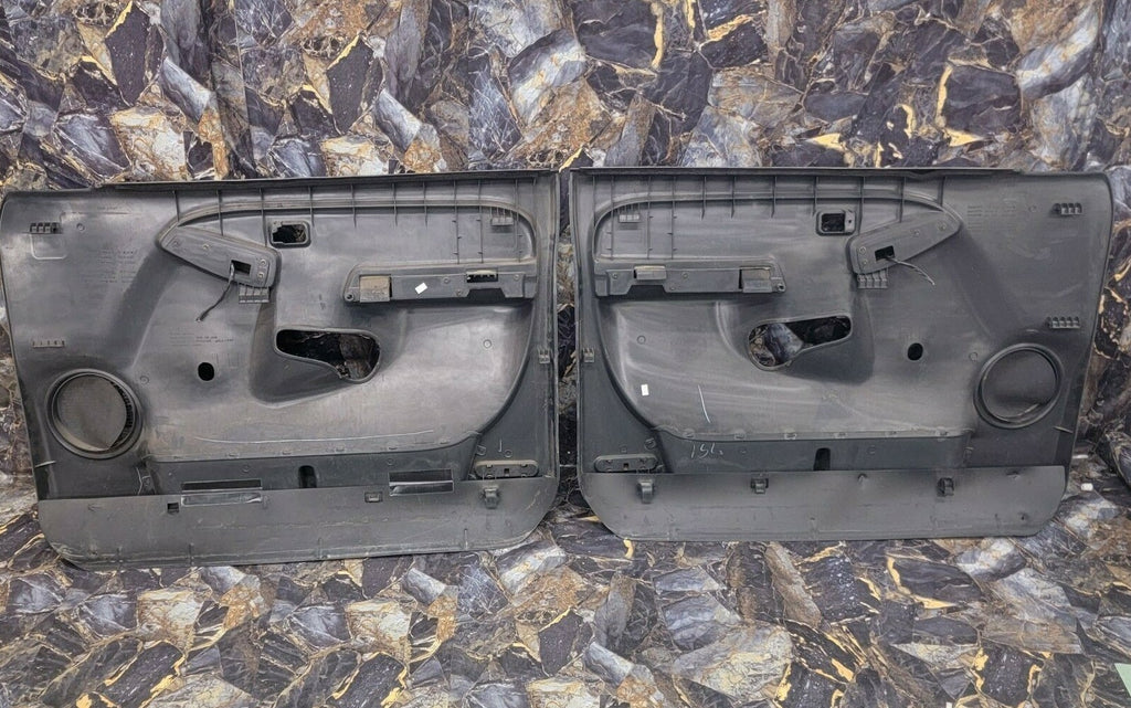 99-06 Silverado SIERRA Door Trim Panel Front LEFT-RIGHT Set Dark GRAY manual D3