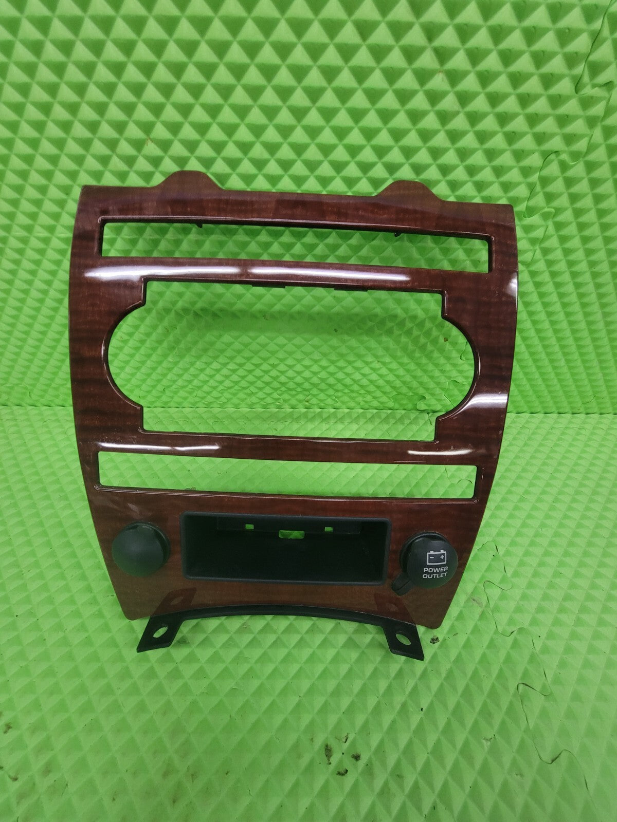 🔥2005-2007 Jeep Grand Cherokee Center Bezel Trim Panel OEM Woodgrain