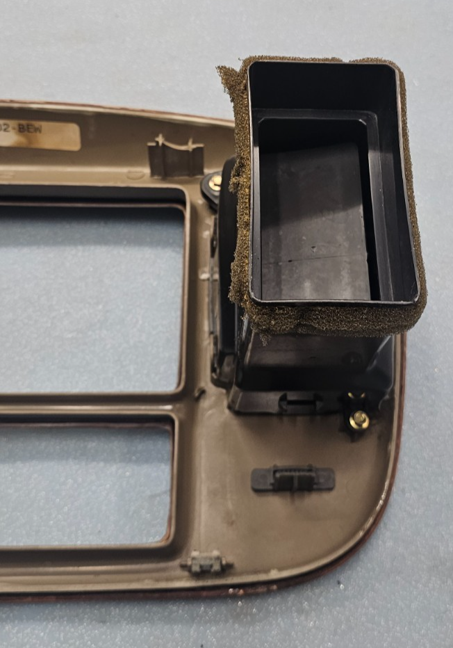 🔥97-03 FORD F150 Expedition Dash Climate Control Radio Bezel Panel Tan OEM