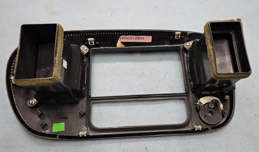 🔥97-03 Ford F-150 Dash Radio Stereo Climate BEZEL Trim Panel Line DK TAN B1
