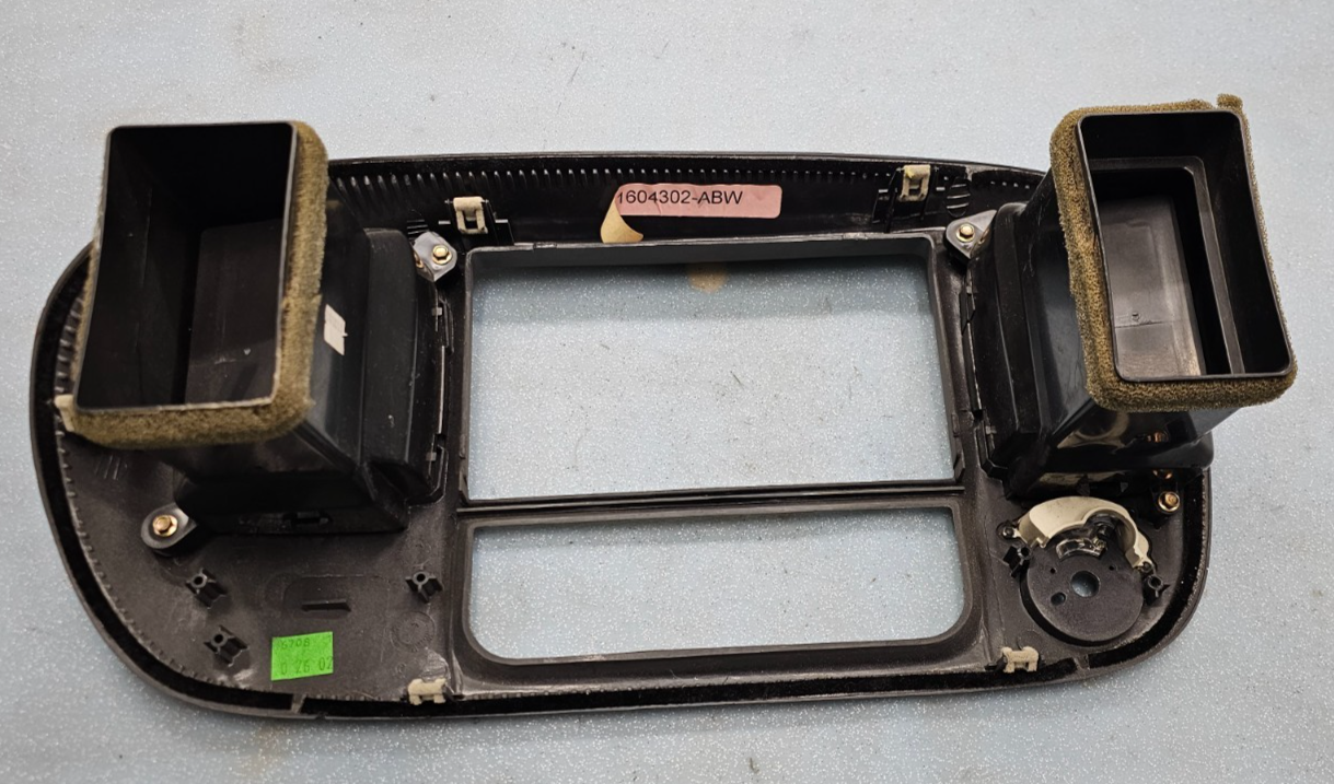 🔥97-03 Ford F-150 Dash Radio Stereo Climate BEZEL Trim Panel Line DK TAN B1