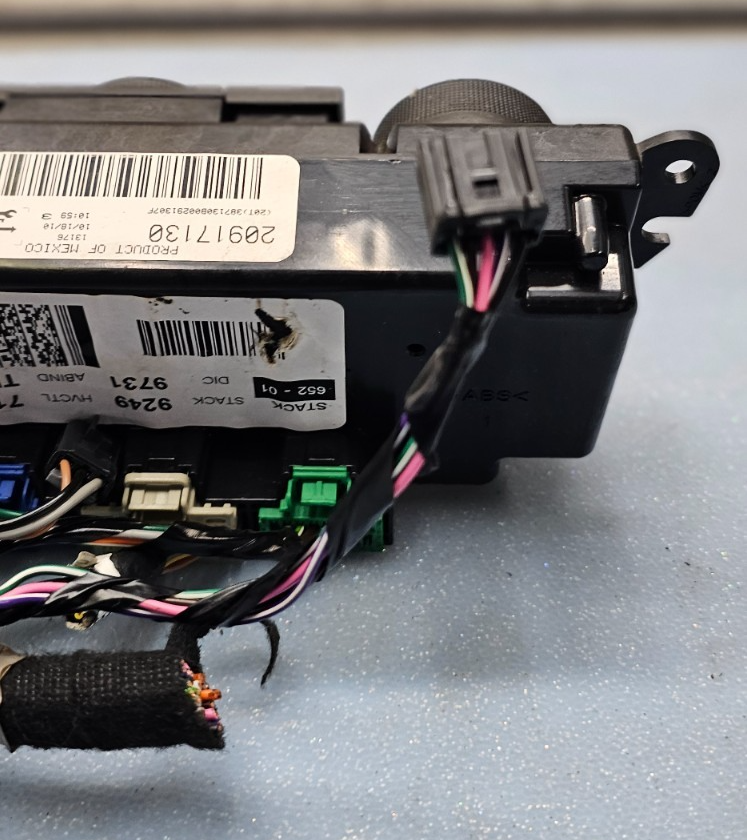 🔥09-12 TRAVERSE DASH CLIMATE CONTROL A/C AC HEATER TEMPERATURE HVAC PANEL BLACK