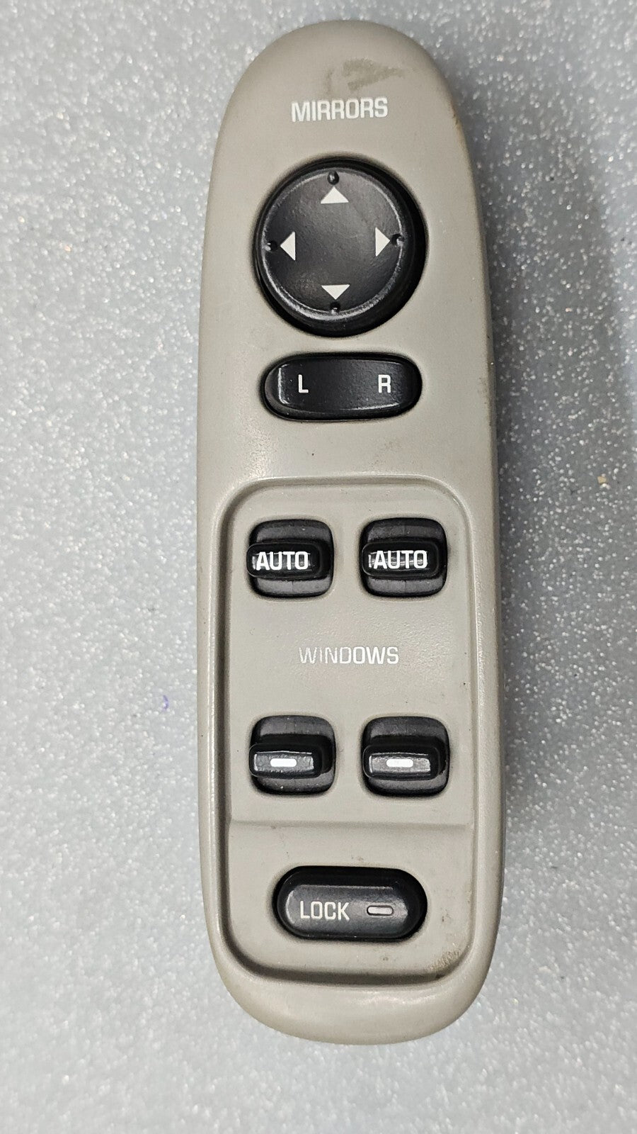 🔥00-05 Lesabre Left Driver Master Power Door Window Switch Lock Assembly Tan