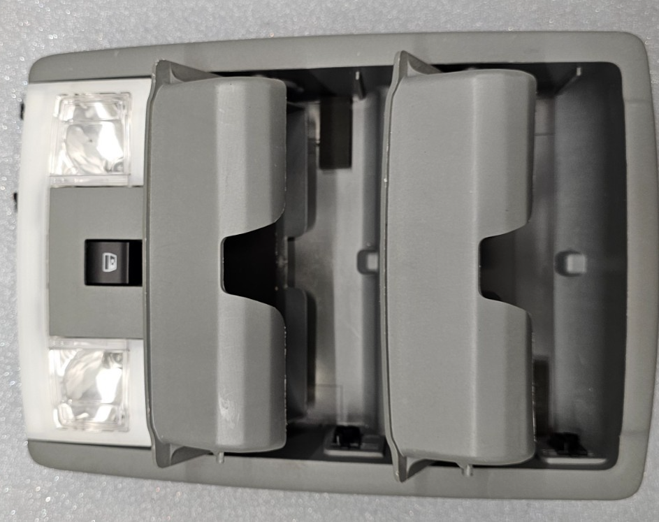 🔥09-14 Ford F150 Overhead Storage Console Map Dome Light Beige GRAY OEM