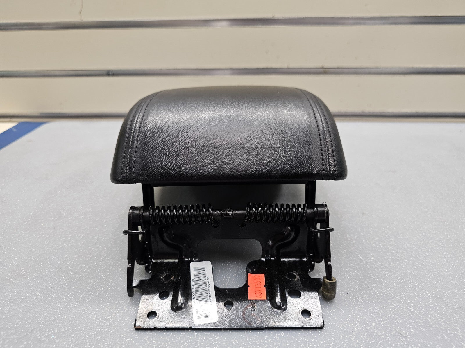 🔥13-16 DODGE DART CENTER CONSOLE ARM REST LID LEATHER BLACK TOP PAD COVER BLACK
