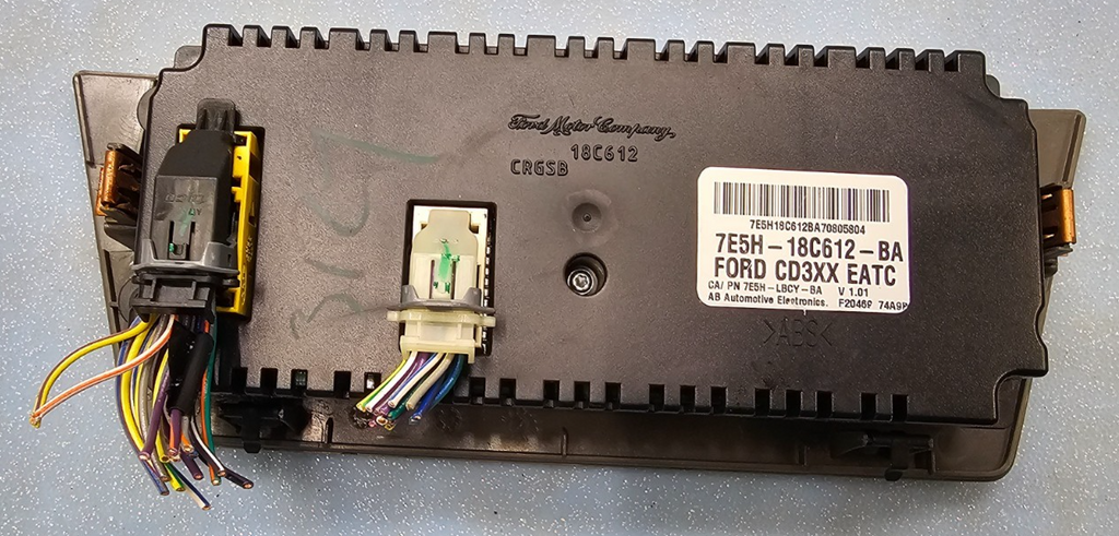 🔥06-09 Fusion Milan Dash Heater Temperature Climate Control Conditioner Tan