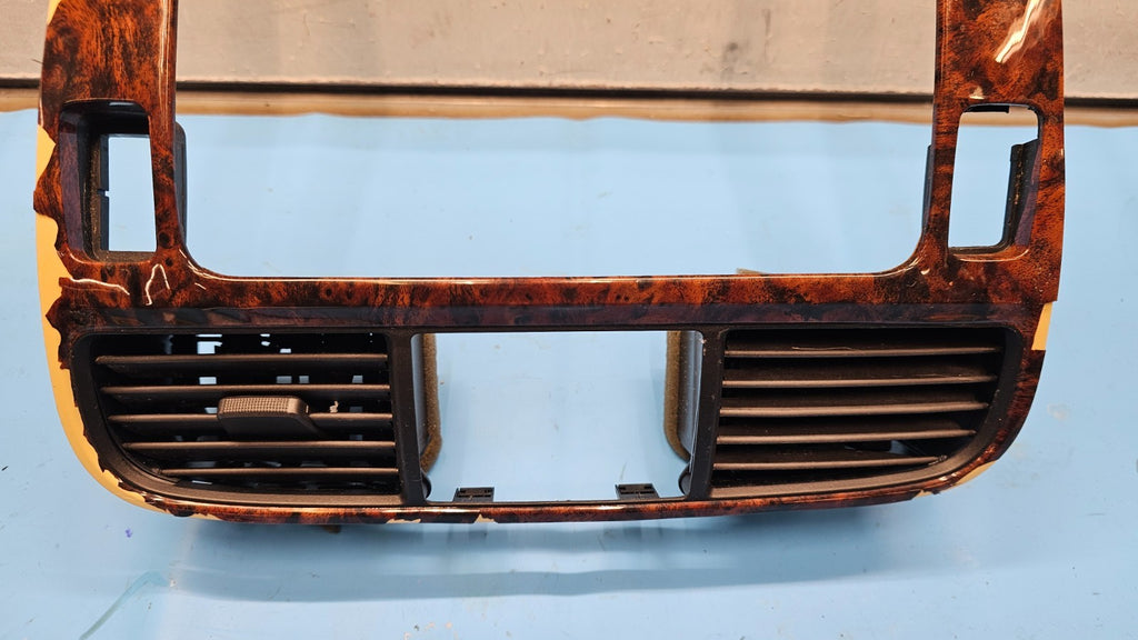 🔥01-06 Acura MDX Dash Center AM FM Radio Stereo Bezel Trim Panel Assembly Wood