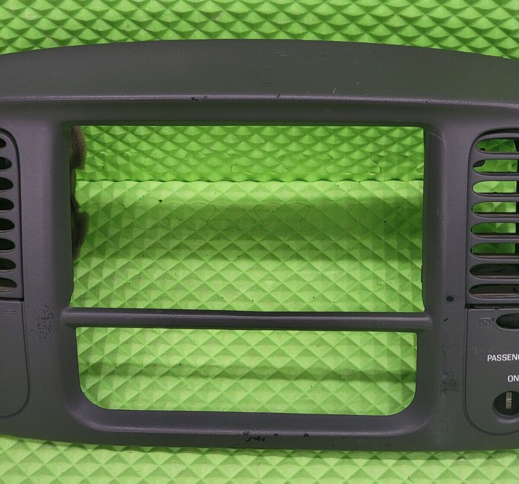 🔥97-03 Ford F150 Center Dash Radio Climate BEZEL Trim Panel🔴AIRBG Line Gray B1