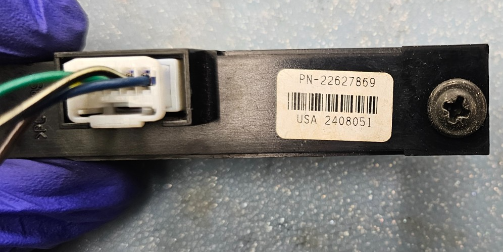 06-08 Grand Prix Dash Passenger Switch Indicator Light Inflator Restraint Module