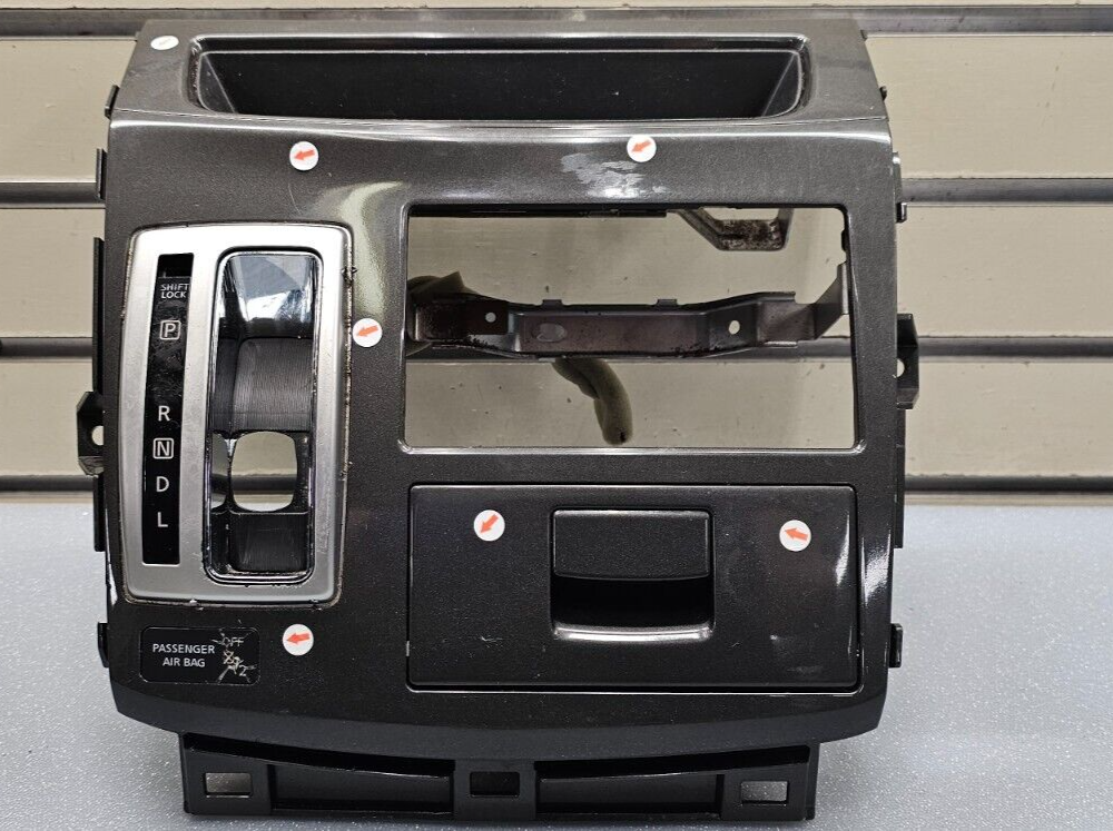 🔥11-14 NISSAN QUEST CENTER CONSOLE SHIFTER RADIO BEZEL TRIM PANEL COVER BLACK