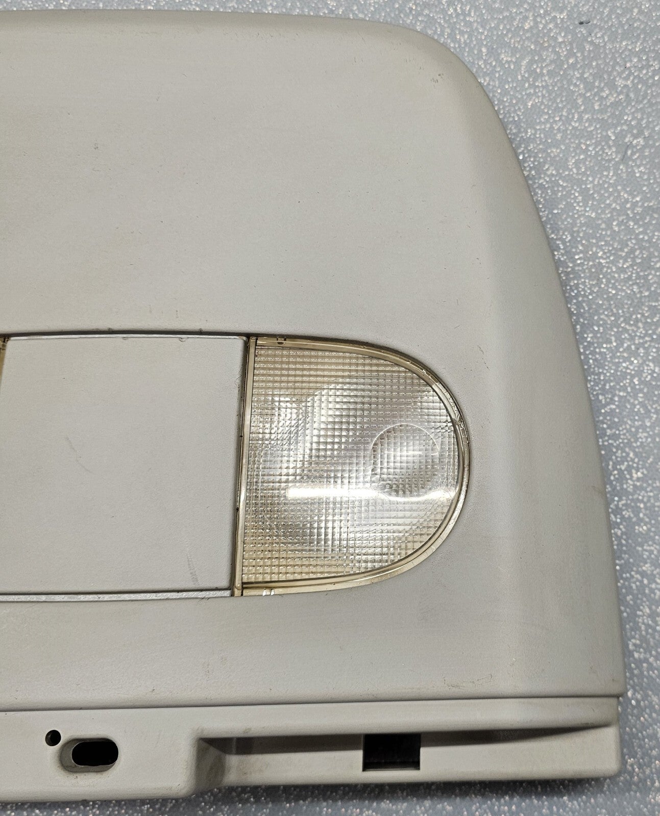 04-08 Ford F-150 Overhead Console Front Center Dome Map Lights Roof Rail GRAY 09
