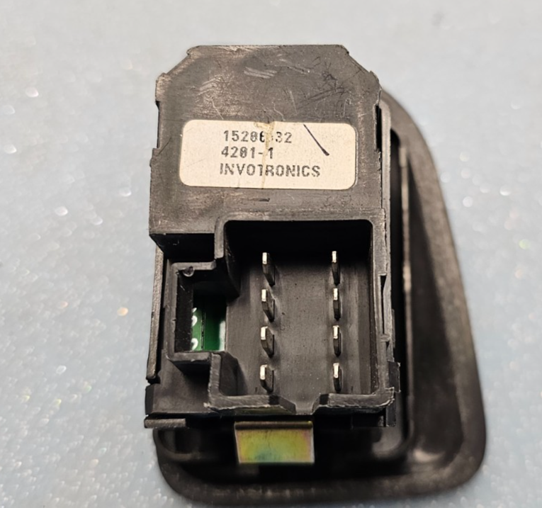 03-06 Silverado Tahoe Suburban Yukon Sierra Right Rear Window Door Switch Black