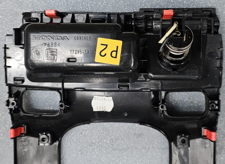 🔥08-12 Honda Accord Center Console Shifter Bezel Trim Panel Assembly Black OEM