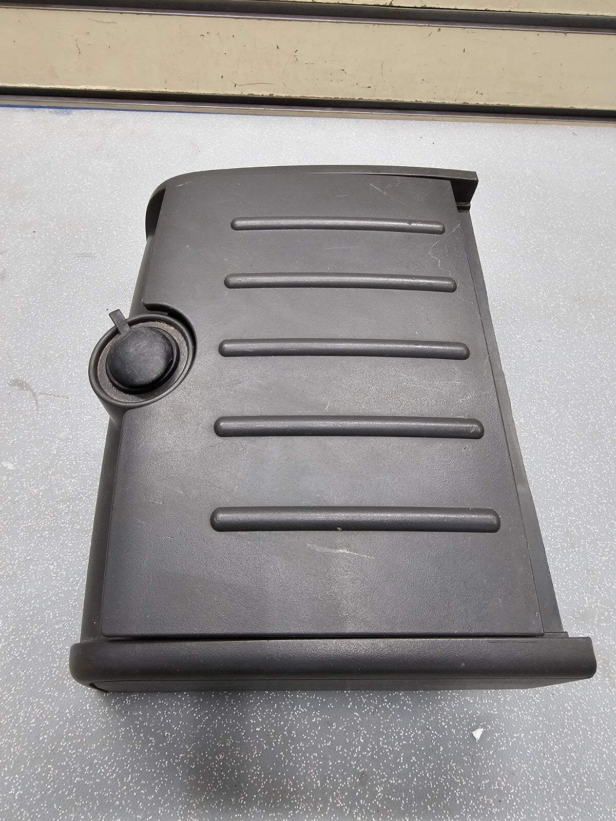 🔥04-08 Ford F150 Bench Seat Arm Rest Cup Drink Holder Black OEM