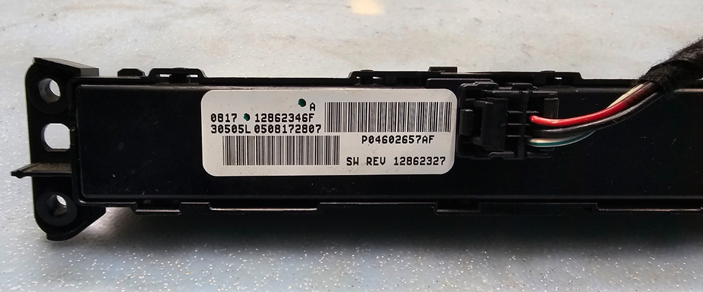 🔥06-08 PT CRUISER CENTER DASH HAZARD EMERGENCY LIGHT CONTROL SWITCH BLACK