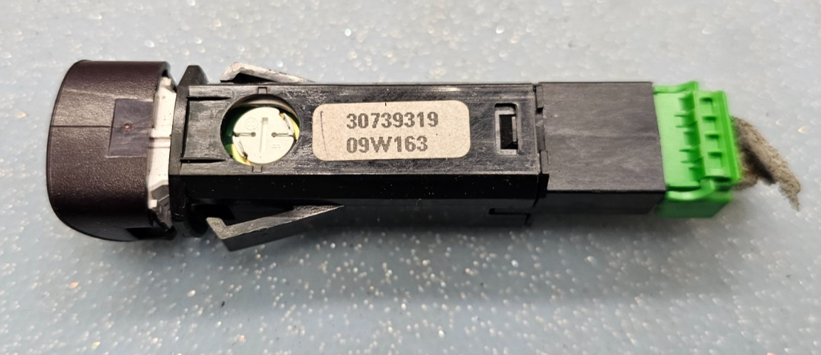 🔥98-14 Volvo XC90 S80 V70 Emergency Hazard Light Control Switch Unit Assy Black