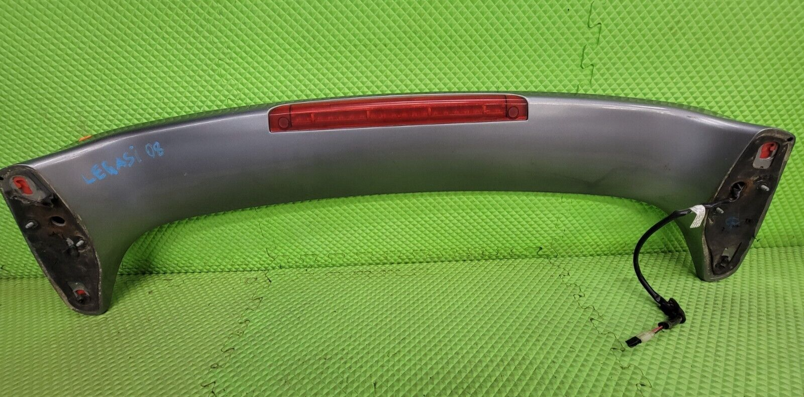 🔥05-09 SUBARU LEGACY REAR TRUNK SPOILER WING WITH BRAKE LIGHT SATIN GRAY OEM