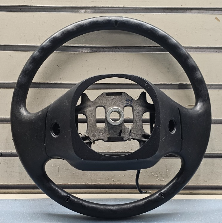 🔥97-03 Ford F150 F250 Expedition Leather Steering Wheel Cruise Cover Black OEM