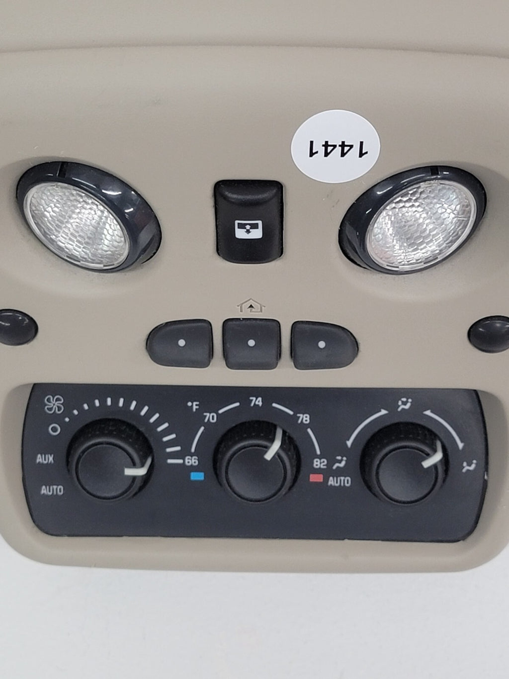 🔥03-06 Escalade Tahoe Yukon OVERHEAD ROOF CONSOLE/MAP LIGHT  LIGHT TAN