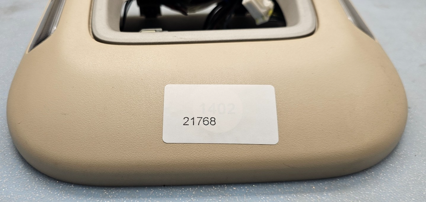 🔥03-06 Lincoln Navigator Rear AC Heater Temperature Climate Control Bezel Tan