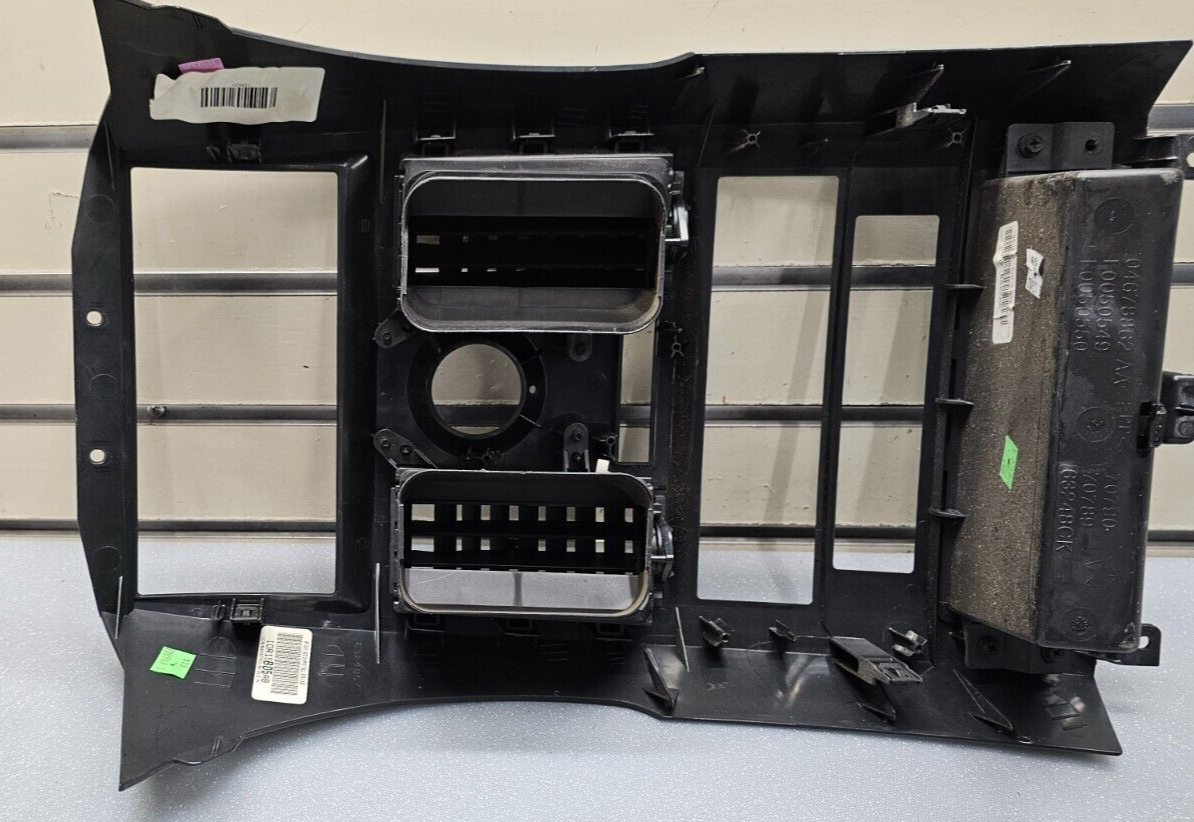 08-10 Grand Caravan Town Country Dash AM FM Radio Stereo Trim Bezel Panel Black