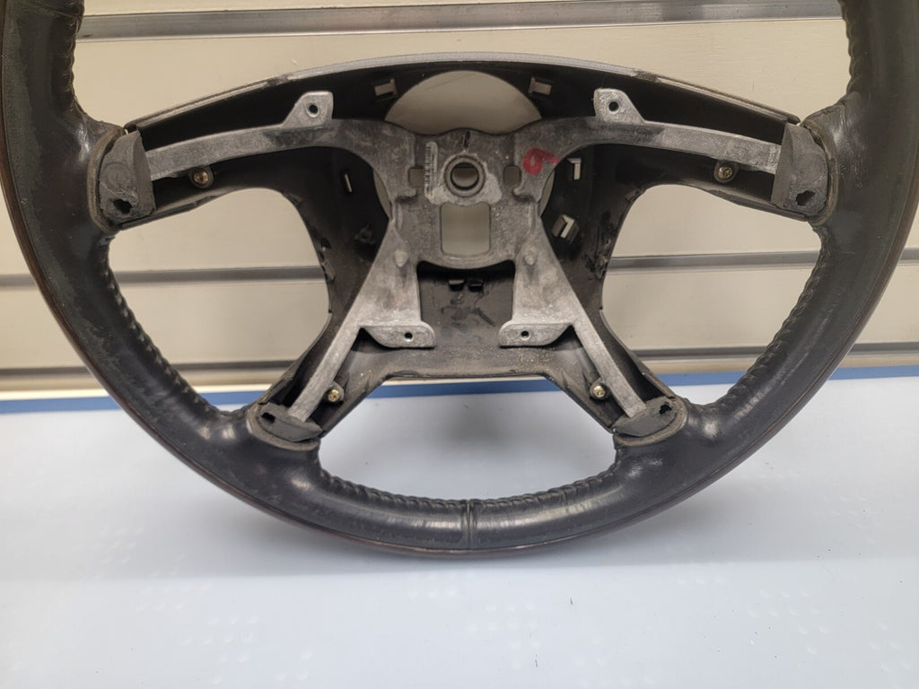 🔥07-14 Chevrolet Silverado Sierra Tahoe Yukon Leather Steering Wheel woodgrain