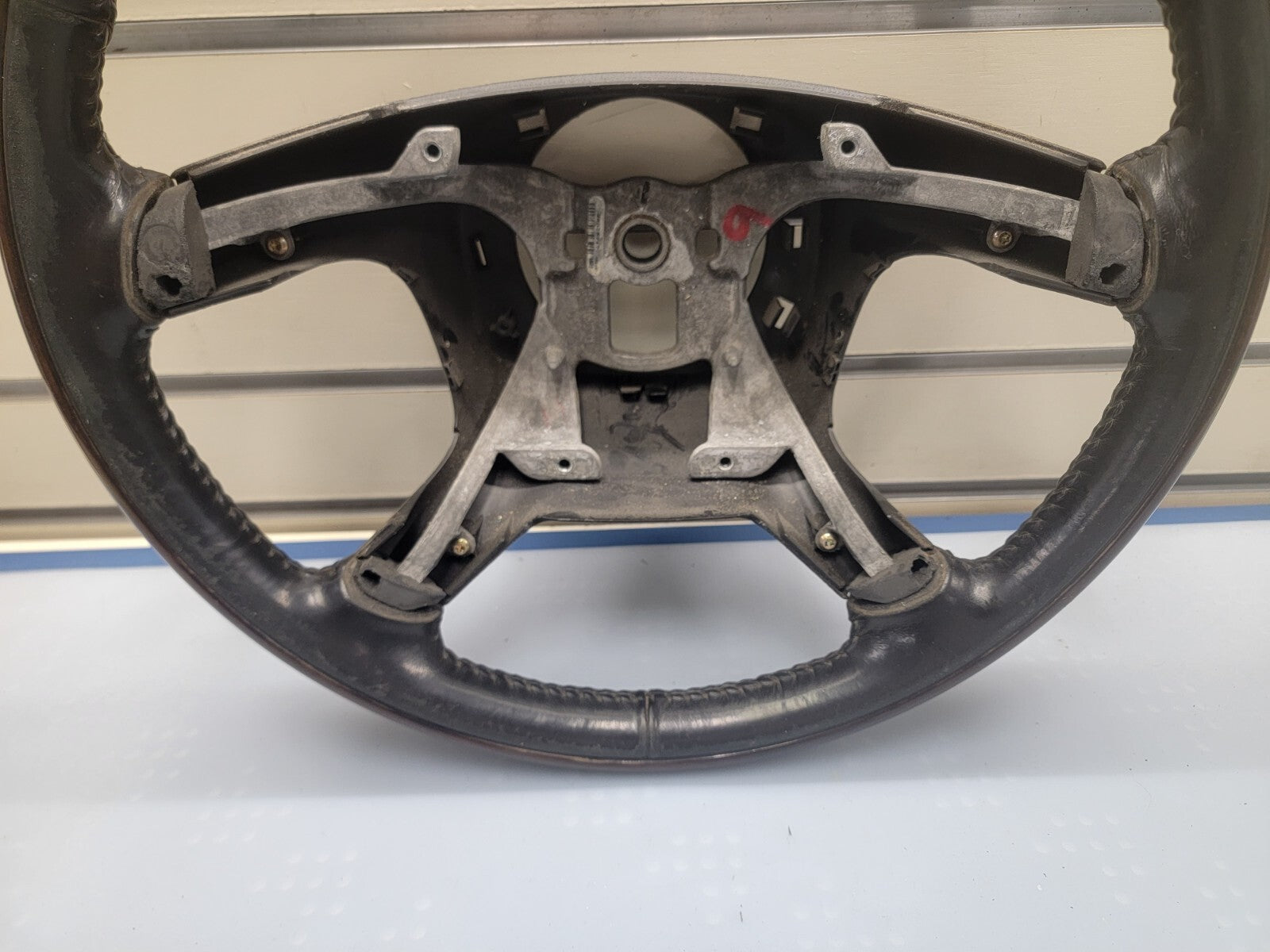 🔥07-14 Chevrolet Silverado Sierra Tahoe Yukon Leather Steering Wheel woodgrain