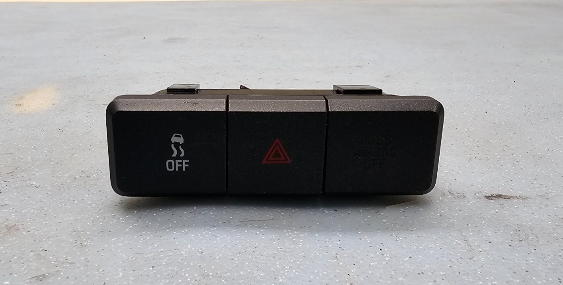 🔥07-10 Lincoln MKX Dash Traction Hazard Emergency Control Switch BLACK OEM