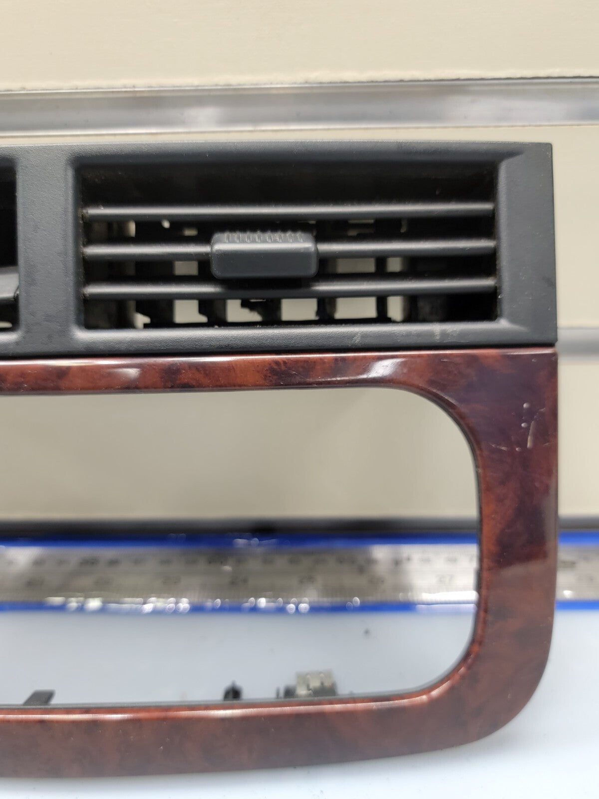 🔥99-04 Jeep Grand Cherokee Center Dash RADIO Bezel A/C Air Vent Trim woodgrain