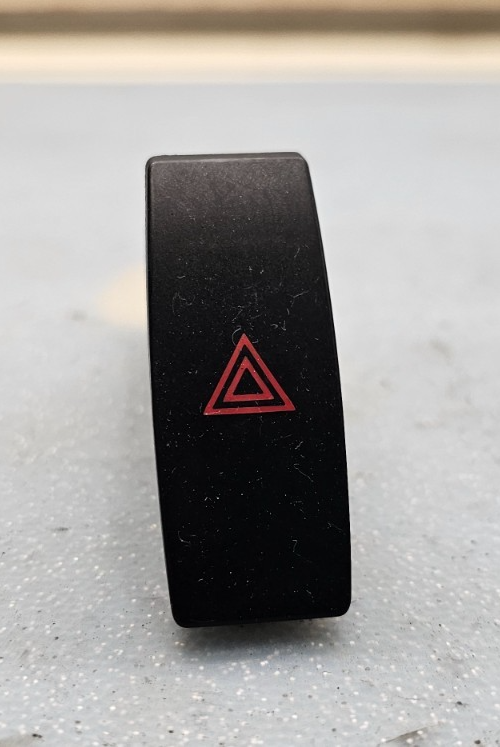 🔥2009-2013 MAZDA 6 DASH HAZARD LIGHT LAMP CONTROL SWITCH BLACK OEM