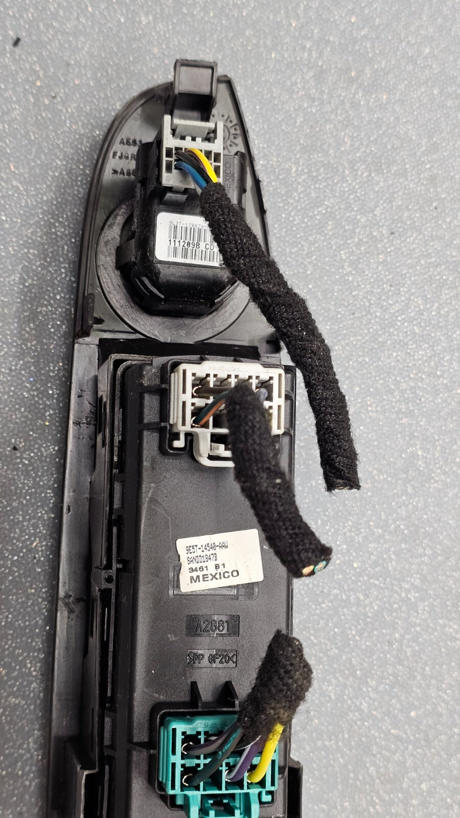 🔥10-12 Fusion Milan MKZ Left Driver Master Power Door Window Switch Lock Black