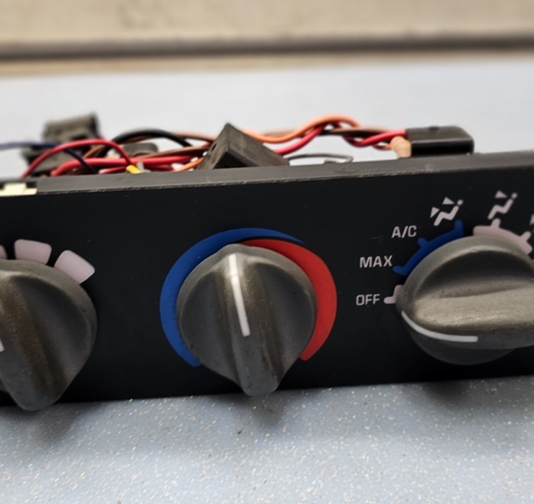🔥94-95 BONNEVILLE AC A/C HVAC Climate Temperature Heater Control Panel Black