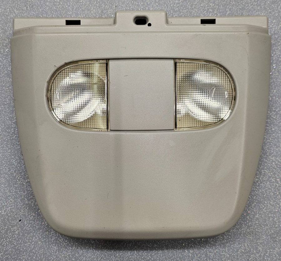 🔥04-08 Ford F-150 Overhead Console Front Center Dome Map Lights Roof Rail GRAY