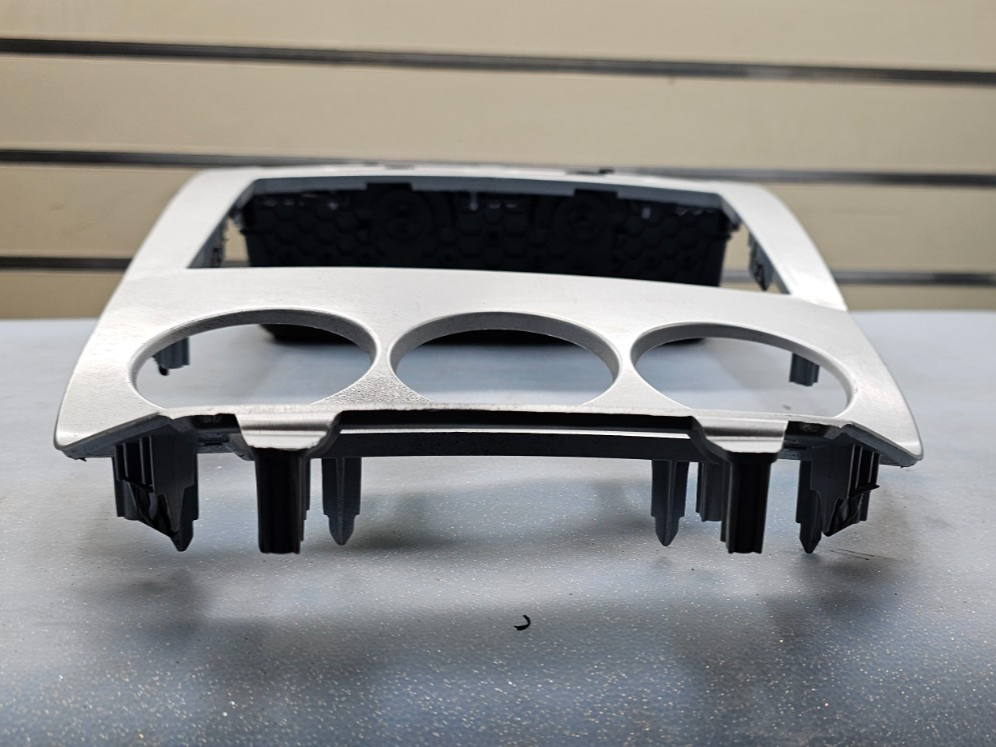 🔥07-10 Dodge CALIBER Dash Radio Center BEZEL Climate Dash Trim Vents Silver