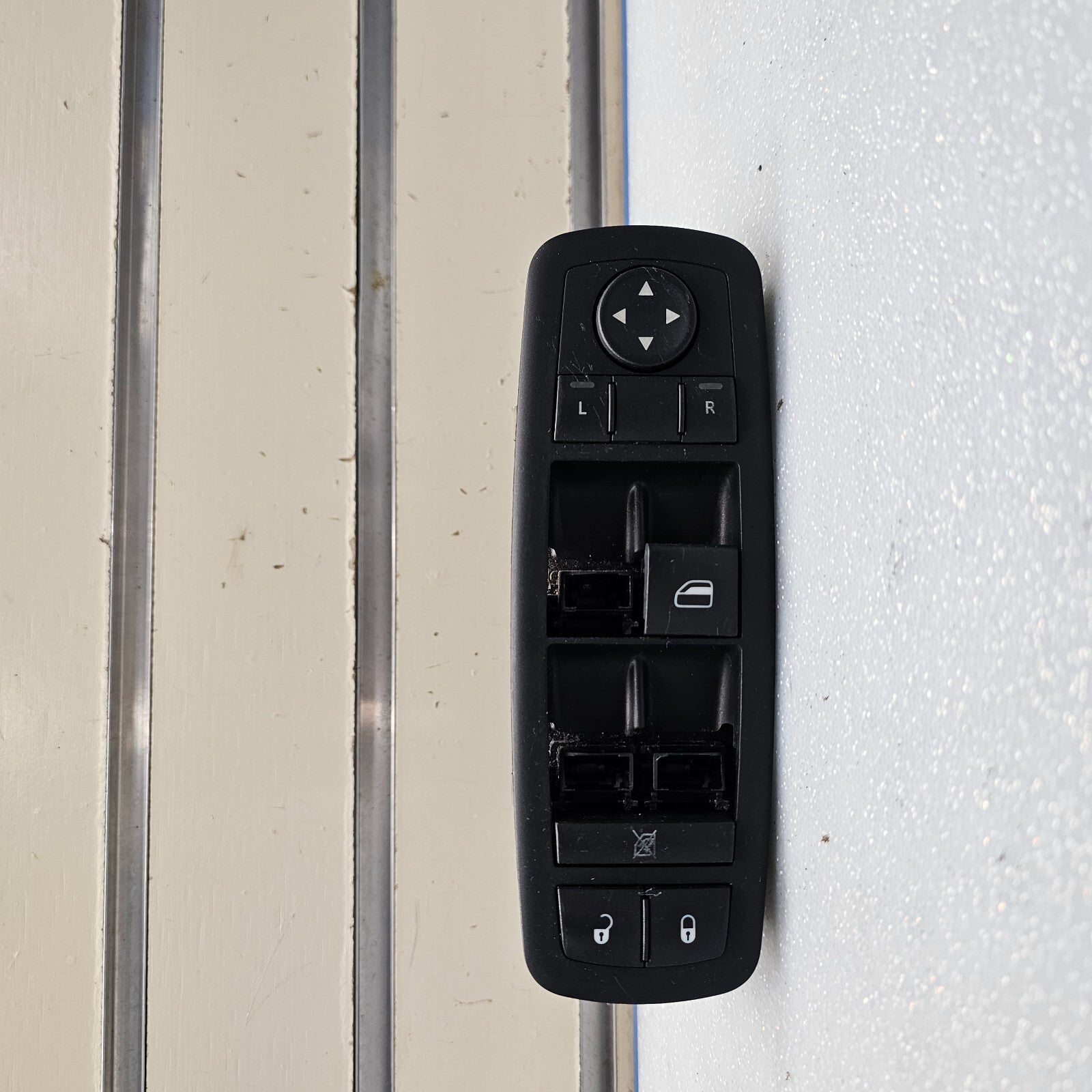 🔥12-16 Grand Caravan Town Country Master Left Driver Window Switch BLACK WS29