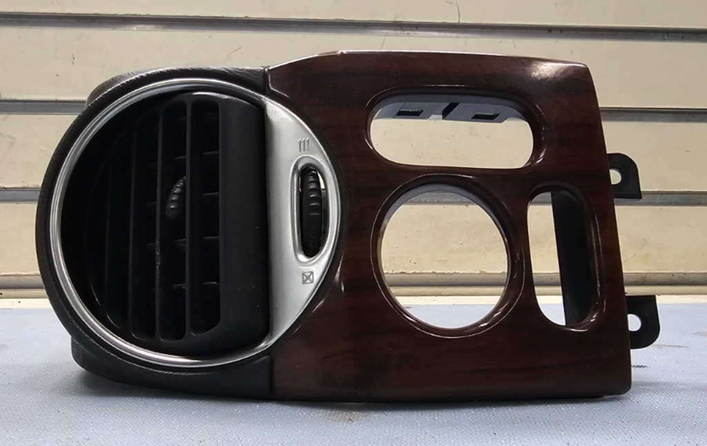 🔥2002-2009 GMC Envoy Driver Left Head Light Switch Bezel Air Vent Woodgrain