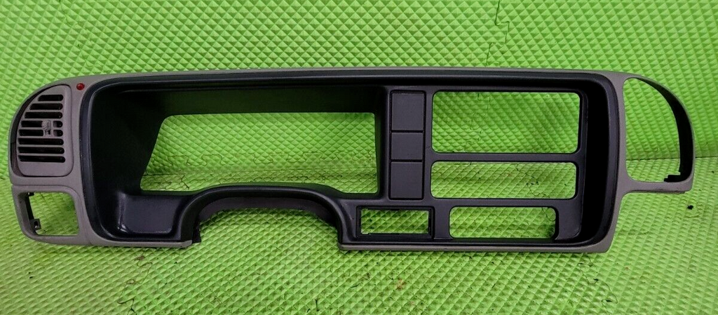 🔥95-99 CHEVY GMC TRUCK CK Instrument Cluster Gauge Speedo Dash Bezel LT GRAY C3