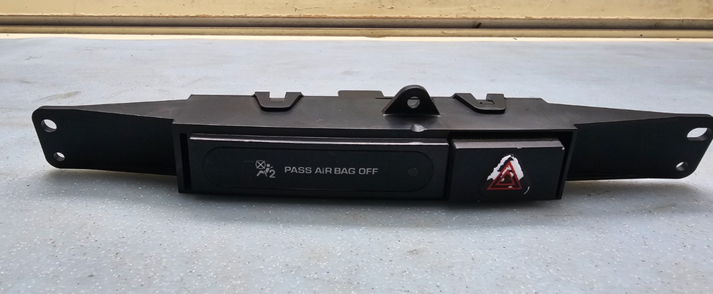 🔥01-07 CARAVAN Grand Caravan Town & Country  warning HAZARD LIGHT SWITCH BLACK