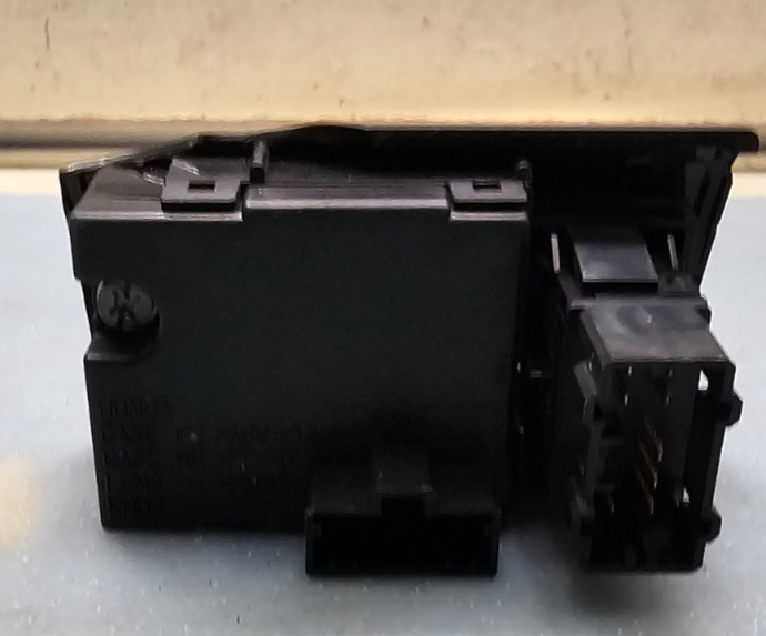 🔥98-02 Honda Accord Center Dash Clock Hazard Switch Board Digital Button Black