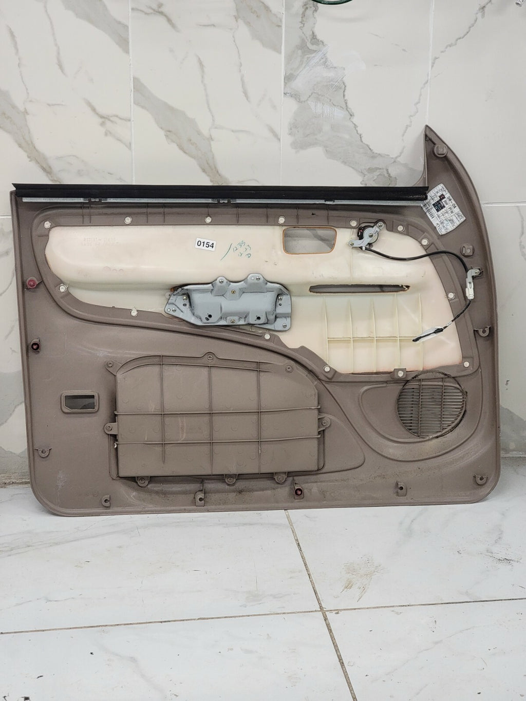 🔥04-06 Toyota Tundra Crew Cab OEM REAR right Door Trim Panel Tan Brown D20