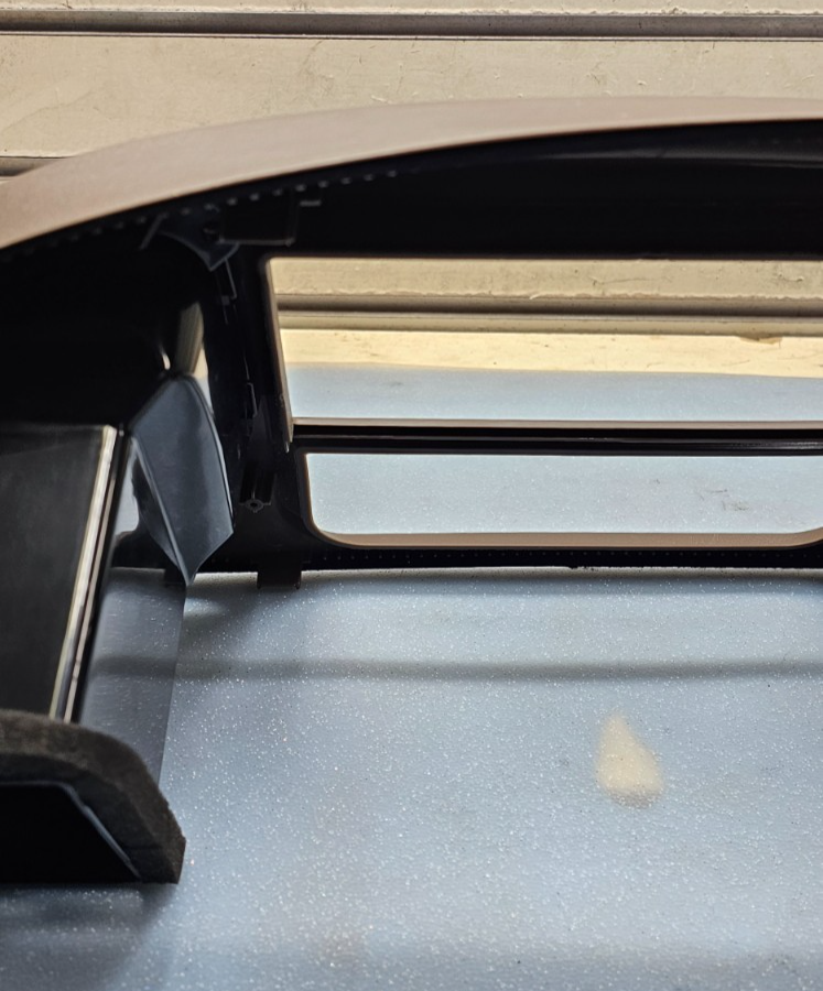 97-03 Ford F150 Center Dash Radio Climate BEZEL Trim Panel🔴AIRBG Line Tan B1