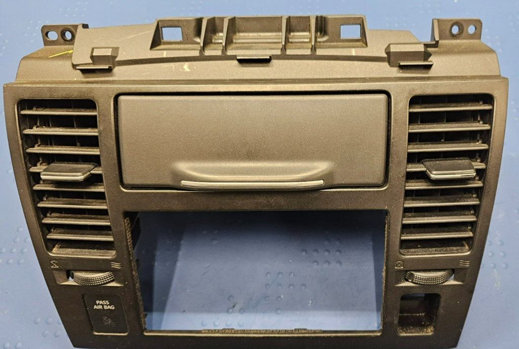 🔥07-12 Nissan VERSA Dash AM FM Radio Stereo Display Bezel Trim Panel TAN B74