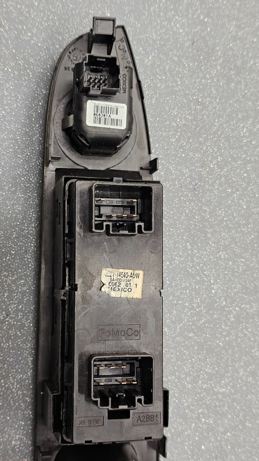 🔥10-12 Fusion Milan MKZ Left Driver Master Power Door Window Switch Lock Black