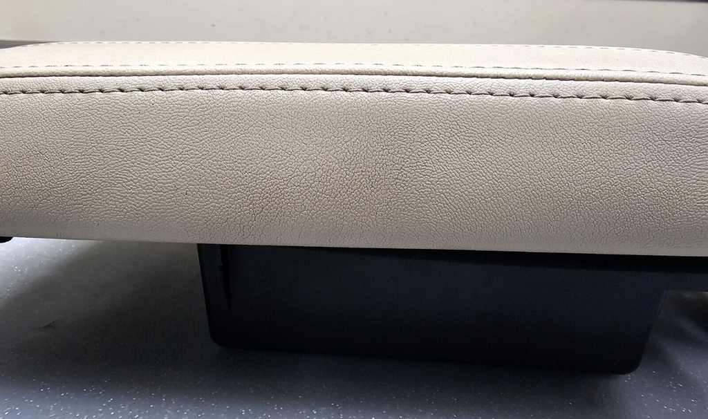 10-12 Lincoln MKZ Center Console Lid Armrest Top Storage Leather Assembly LT TAN